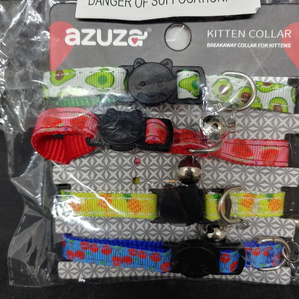 NEW Breakaway Kitten Collars Set of 4